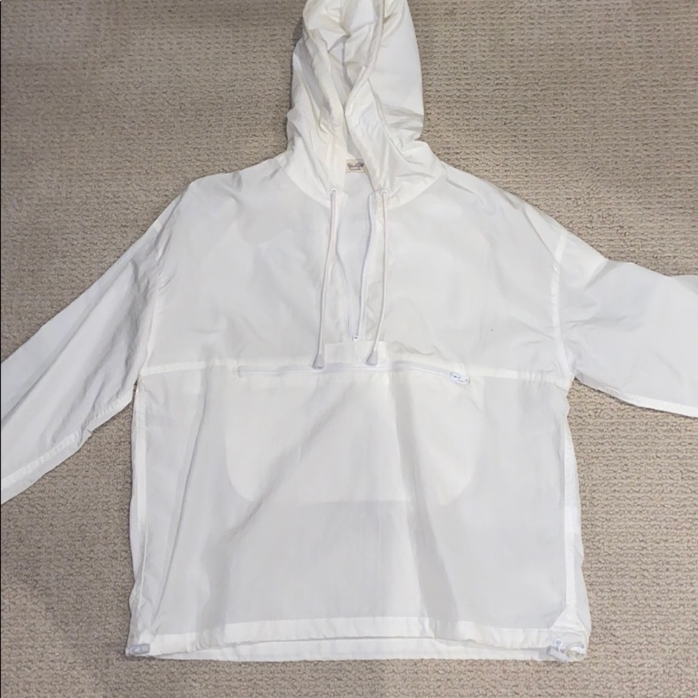 Brandy Melville White Wind Breaker